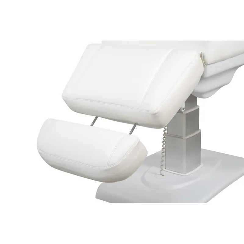 Fotel kosmetyczny BELLUM biały wysokiego unoszenia -Fotele kosmetyczne elektryczne- 