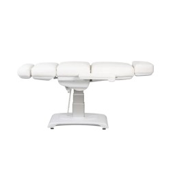 Fotel kosmetyczny BELLUM biały wysokiego unoszenia -Fotele kosmetyczne elektryczne- 