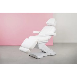 Fotel kosmetyczny RICLE biały -Fotele kosmetyczne elektryczne- 