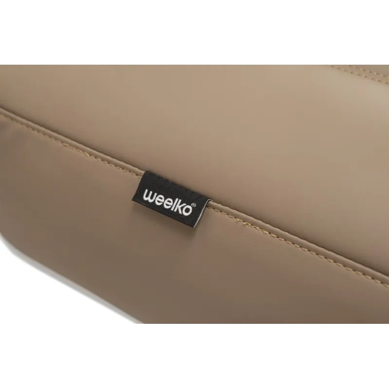 Fotel kosmetyczny RICLE brązowy podgrzewany -Fotele kosmetyczne elektryczne- 