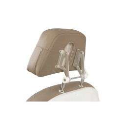 Fotel kosmetyczny RICLE brązowy podgrzewany -Fotele kosmetyczne elektryczne- 