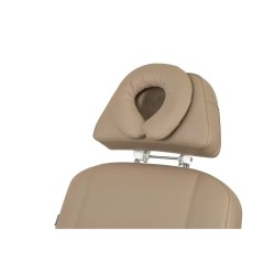 Fotel kosmetyczny RICLE brązowy podgrzewany -Fotele kosmetyczne elektryczne- 