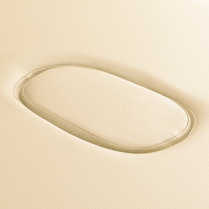 Balance stół składany do masażu aluminiowy 2 segmentowe cream