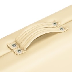 Balance stół składany do masażu aluminiowy 2 segmentowe cream