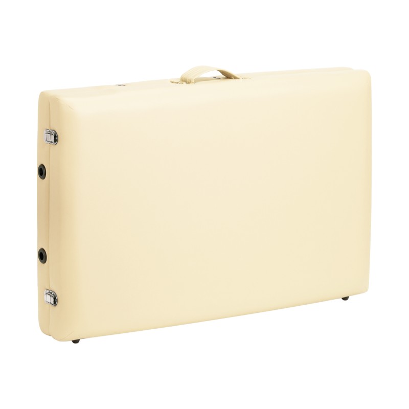 Balance stół składany do masażu aluminiowy 2 segmentowe cream