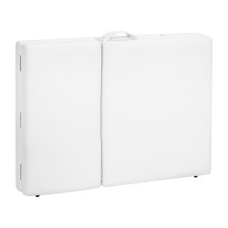 Balance stół składany do masażu aluminiowy 3 segmentowy white