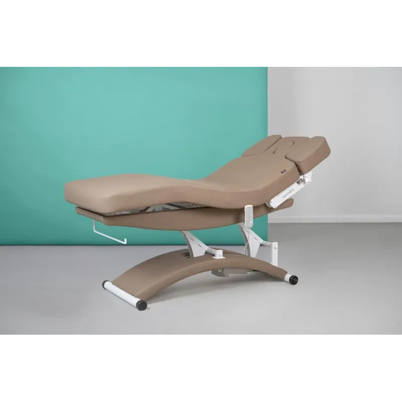 Luksusowa leżanka SPA TAL z podgrzewaniem, kółkami i zakrzywioną bazą