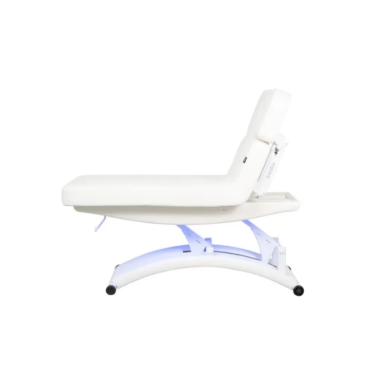 Leżanka kosmetyczna TAL z 3 silnikami i podgrzewaniem biała -Łóżka kosmetyczne- 