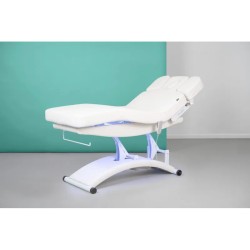 Leżanka kosmetyczna TAL z 3 silnikami i podgrzewaniem biała -Łóżka kosmetyczne- 