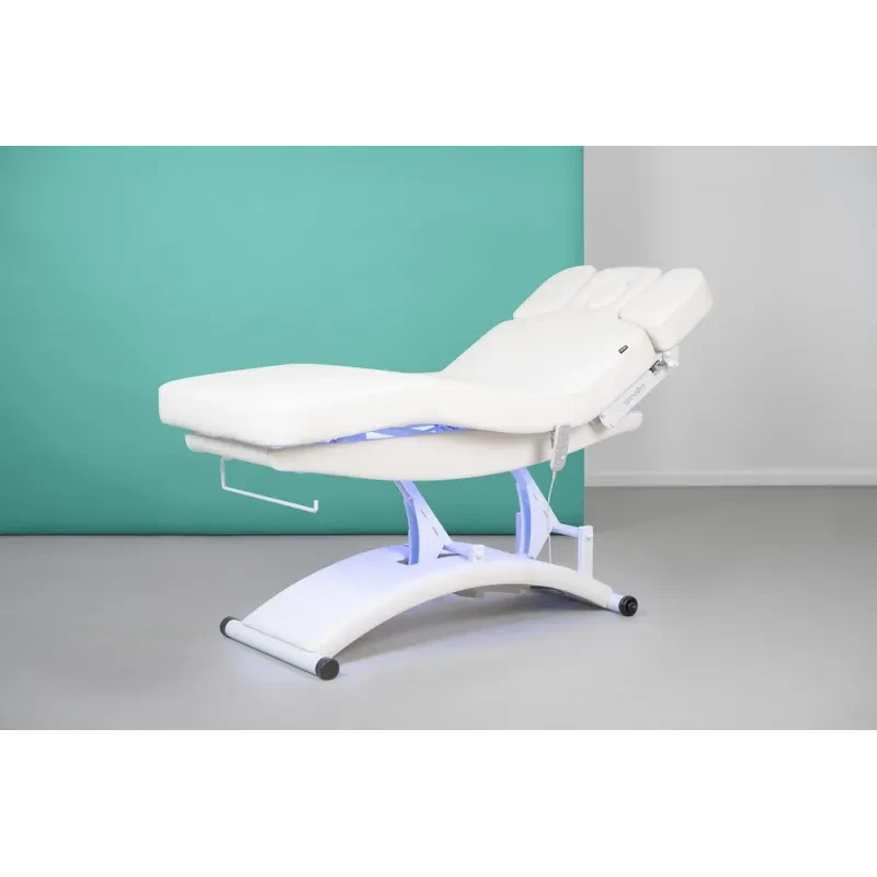 Luksusowa leżanka SPA TAL z podgrzewaniem, kółkami i zakrzywioną bazą