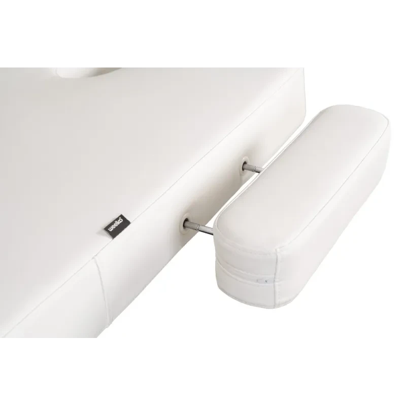 Widok boczny leżanki GOID z uniesionym oparciem