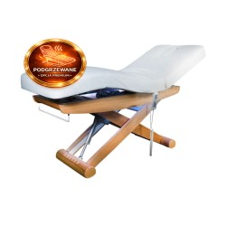 Łóżko Kosmetyczne Luna X Plus Z Podgrzewaniem - Białe -Łóżka kosmetyczne- 