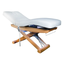 Łóżko Kosmetyczne Luna X Plus Z Podgrzewaniem - Białe -Łóżka kosmetyczne- 