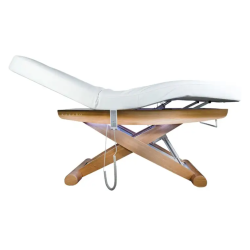 Łóżko Kosmetyczne Luna X Plus Z Podgrzewaniem - Białe -Łóżka kosmetyczne- 