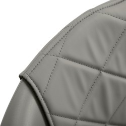 Fryzjerskie krzesło Grey Halo stylowo nowoczesne