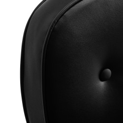 Czarna fryzjerska fotele o eleganckim designie