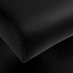 Czarna stylowa krzesło fryzjerskie nowoczesny design