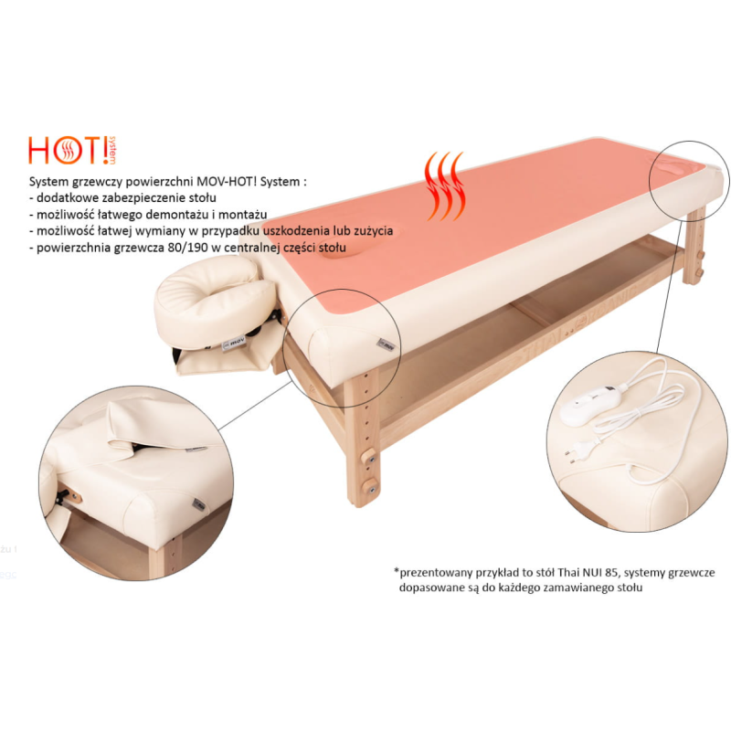 Thai Excellence HOT - Podest do masażu tajskiego Thai Excellence HOT! -Stoły do masażu tajskiego- 