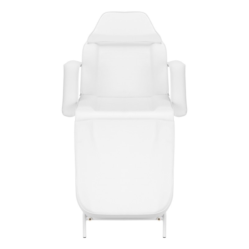 Fotel kosmetyczny 557A z kuwetami biały