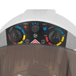 White standing salon hood dryer