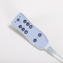 Biały podgrzewany kosmetyczny stół do zabiegów spa