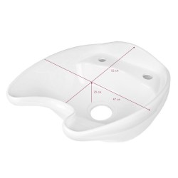 Misa do myjni Gabbiano biała