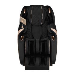 Czarno-beżowy fotel masujący Luxury 808