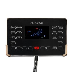 Czarno-beżowy fotel masujący Luxury 808