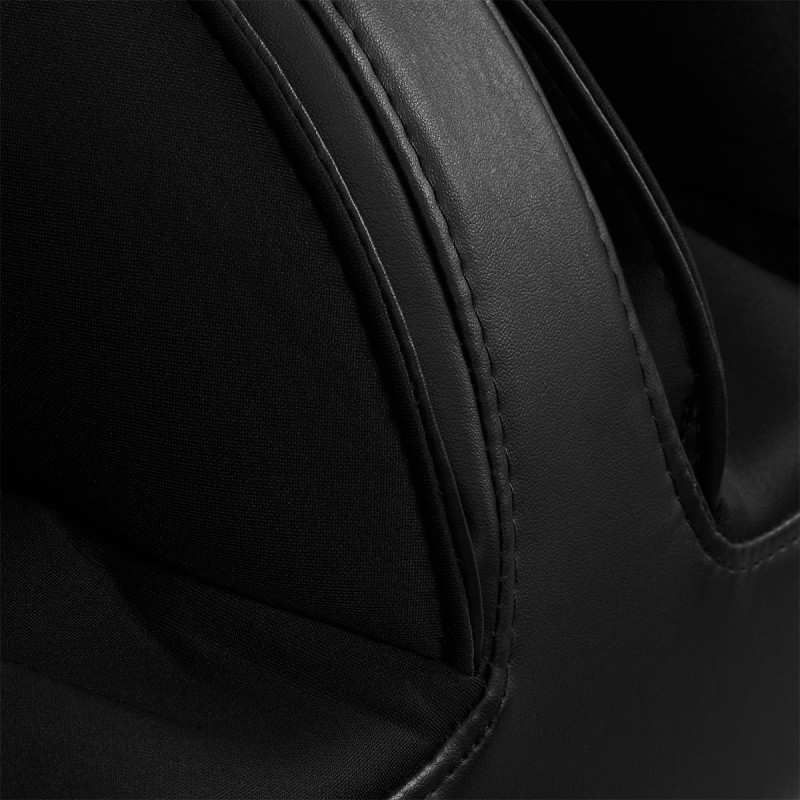 Czarno-beżowy fotel masujący Luxury 808