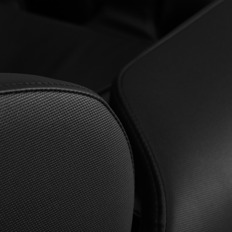 Black beige luxury massage chair