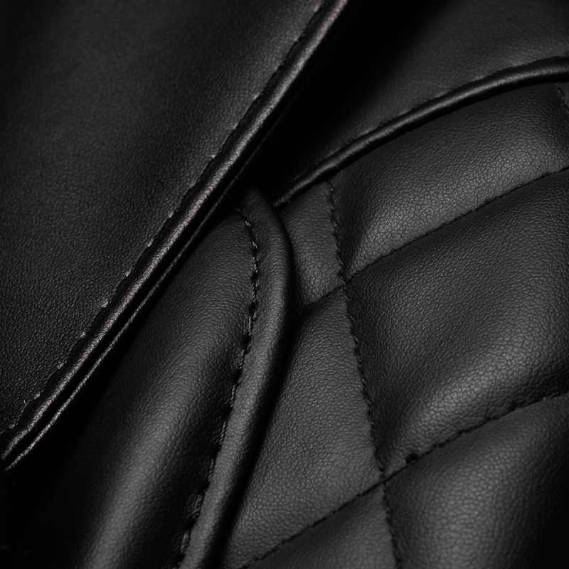 Czarno-beżowy fotel masujący Luxury 808