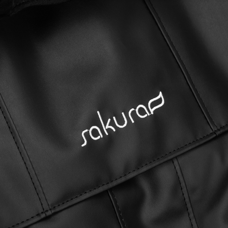 Sakura fotel masujący drewnoskóra brązowy