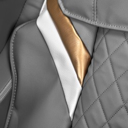 Sakura fotel masujący Classic 306 Biało Szary