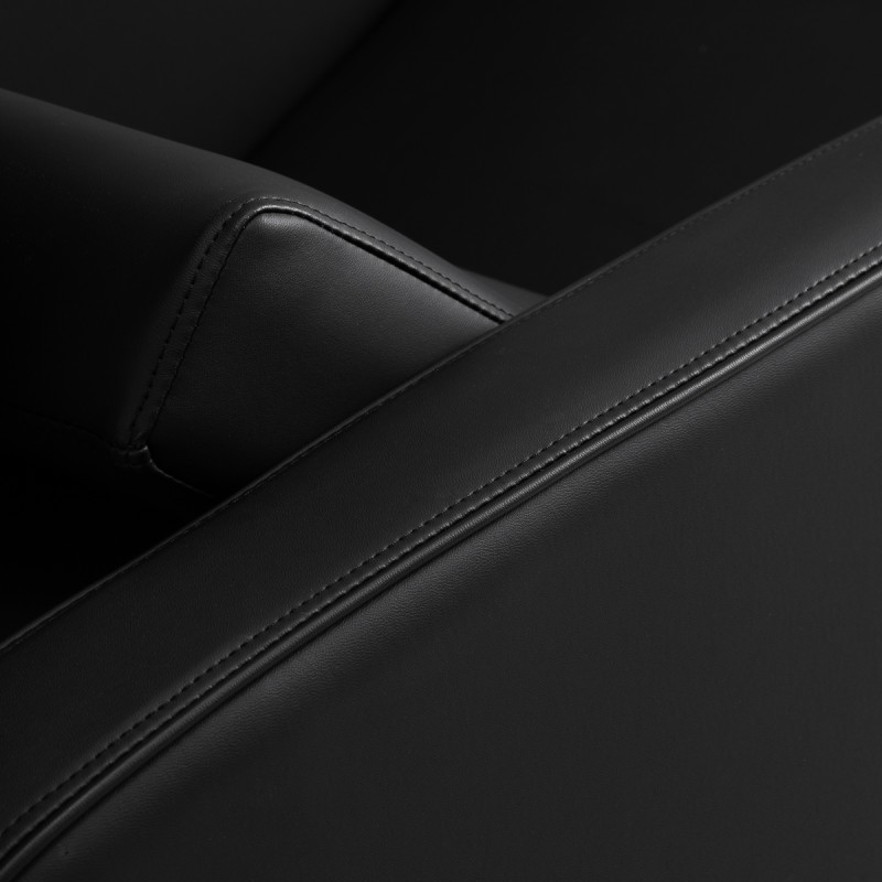 Gabbiano Myjnia fryzjerska Emma z elektrycznym podnóżkiem czarna