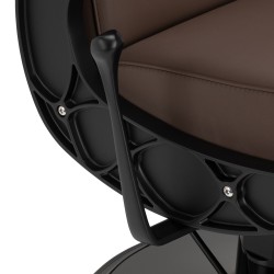 Brązowy fotel barberski Studio Line