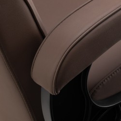 Brown leather barber chair Reha