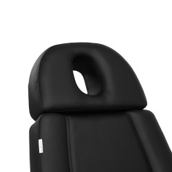 Czarna Zaffiro Lux fotel do zabiegów kosmetycznych