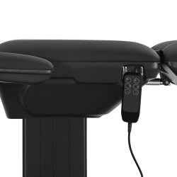 Elektryczny fotel kosmetyczny SILLON Eclipse 3 siln. czarny