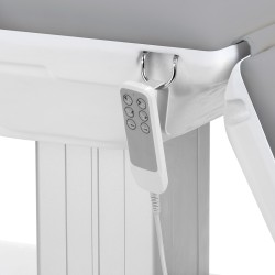 Elektryczny fotel kosmetyczny SILLON Eclipse 3 siln. szary