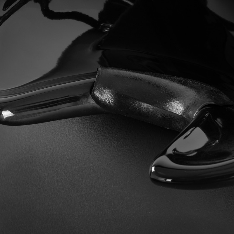 Gabbiano Myjnia fryzjerska Carmen z regulowanym podnóżkiem czarna