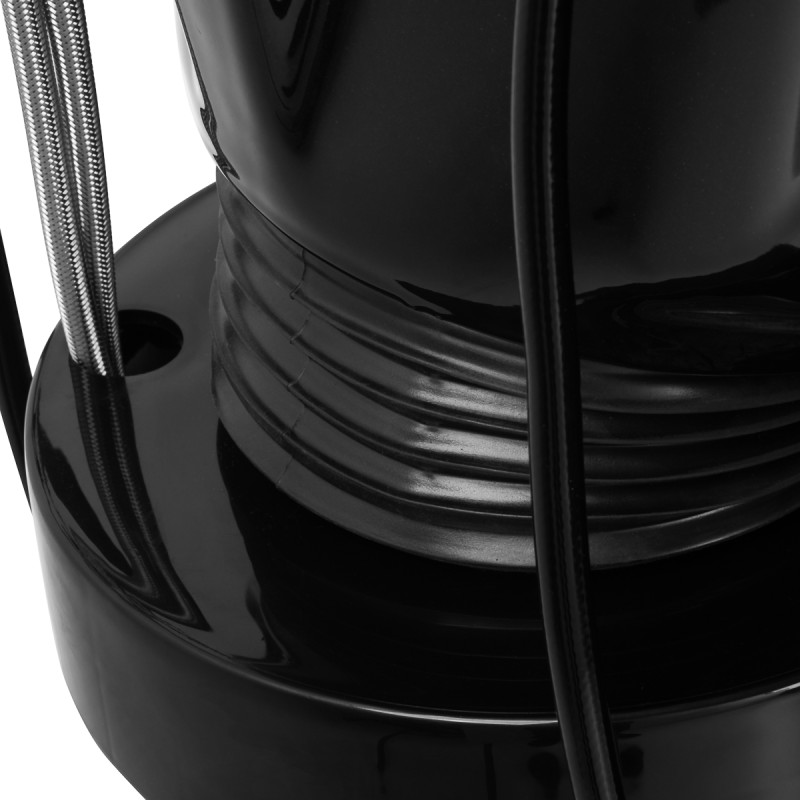 Gabbiano Myjnia fryzjerska Carmen z regulowanym podnóżkiem czarna