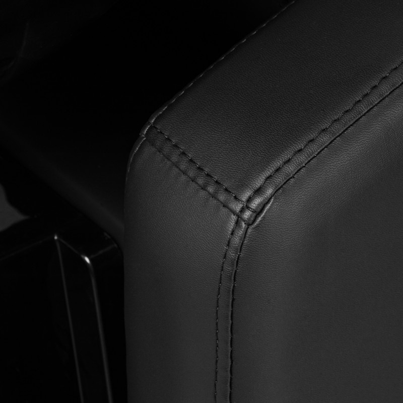 Gabbiano Myjnia fryzjerska Carmen z regulowanym podnóżkiem czarna