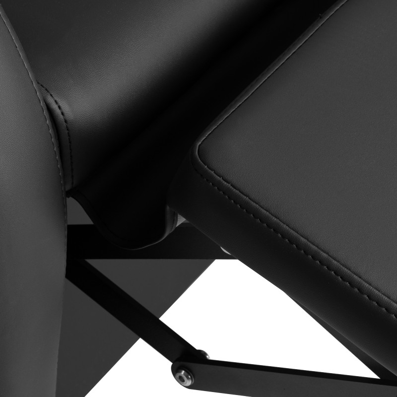 Gabbiano Myjnia fryzjerska Carmen z regulowanym podnóżkiem czarna