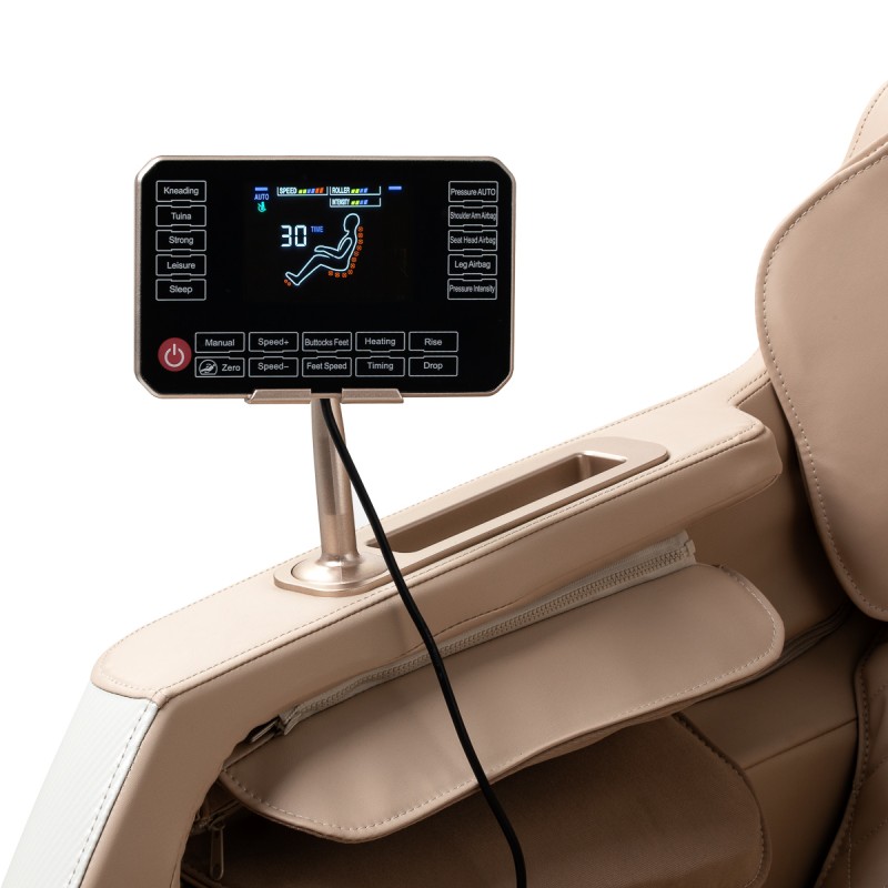 Sakura fotel masujący Prime 101 kremowo beżowy