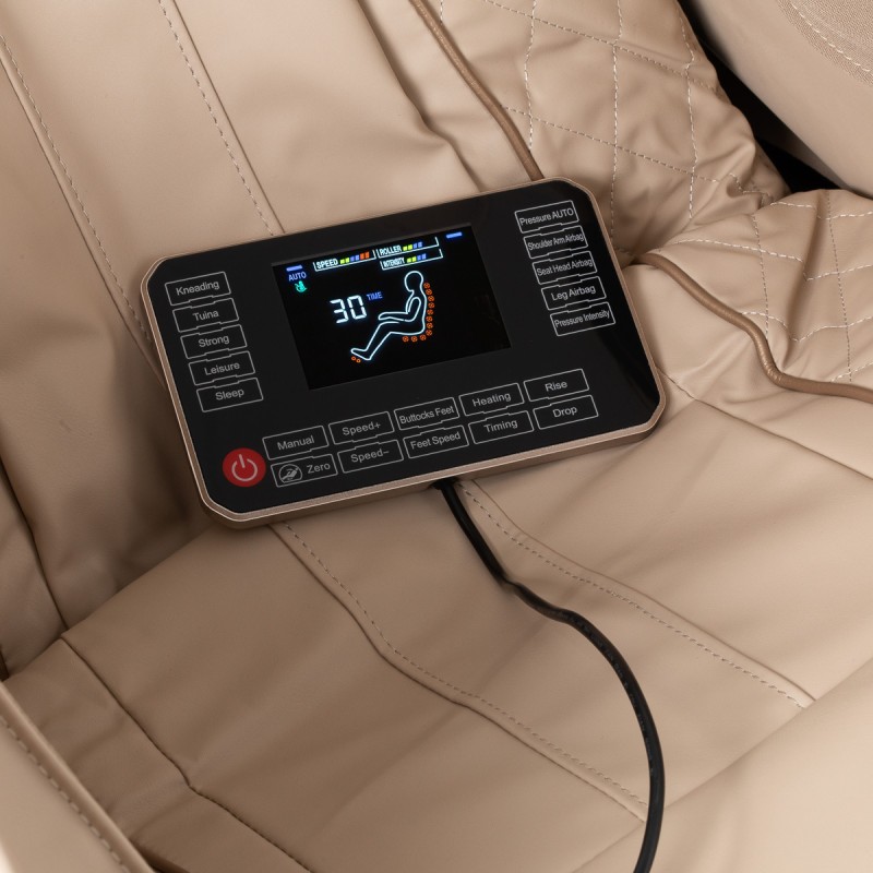 Sakura fotel masujący Prime 108 kremowo beżowy