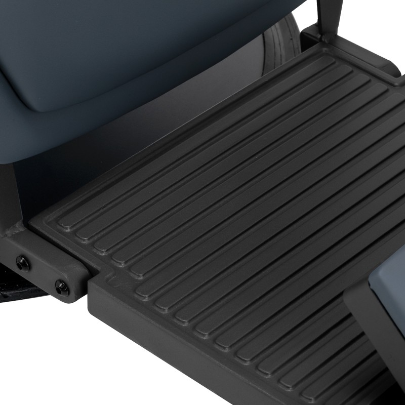 Grafitowy fotel barberski Studio Line