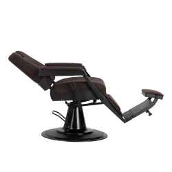 Modern brown barber chair