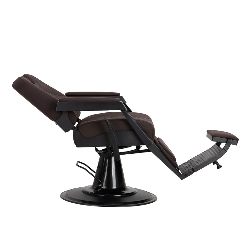 Modern brown barber chair