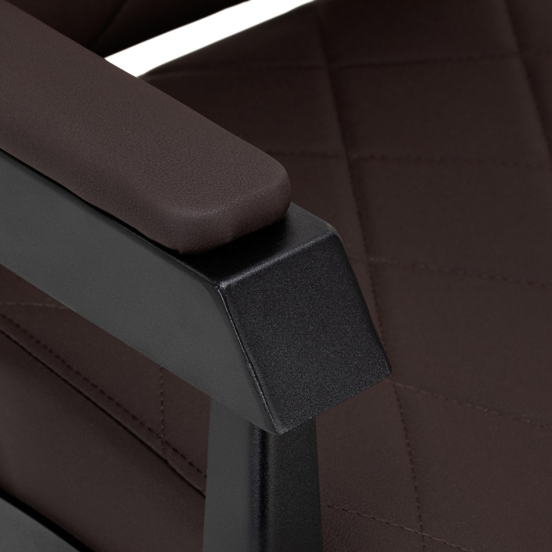 Brown modern leather barber chair