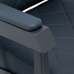 Nowoczesny grafitowy fotel barberski